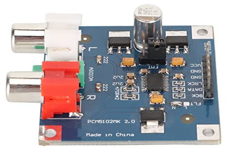 Digitales Audio-DAC-Decoder-Platinen Modul, I2S-Eingang Verlustloses Sprach Modul mit 3,5-mm-Anschluss, Unterstützung von Zwei Filter Modi für Leistungs Verstärker
