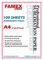 100 Premium Quality A4 Sublimation Paper for Mug Transfer and sub Heat Press