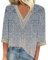 Veste Brillante Femme Chemisette T-Shirt Oversize Chemisier Jean Tee Shirt Lacet Top Taille 48 Top D'Été Chemise A Carreau Chemise Fleurie Blouse
