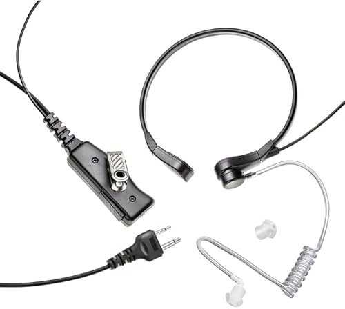 Throat SWAT Taktische Verdeckte Akustik Tube Ohrhörer für ICOM 2 Pin Radio