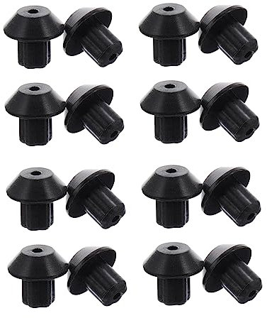Healeved 48pcs Rubber Feet for Stove Burner Grates Replacement Hob Burner Feet Stove Top Cooker Hob Grate Compatible for Gas Range