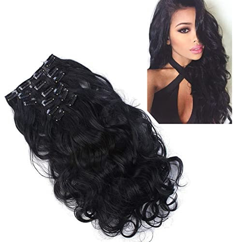 Perücke, Weich Und Bequem, 7-teilige Lockige Perücke, Hitzebeständiges, Leichtes Clip-on-Perückenstück Für Den Täglichen Gebrauch