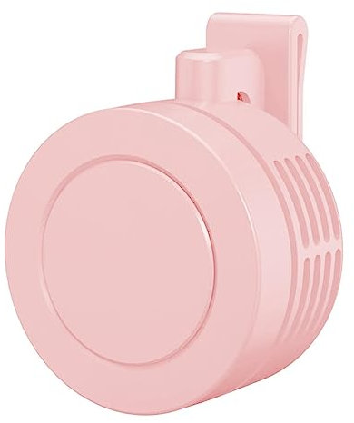 Lisher Hang Belt Mini Summer Outdoor Ventilador de 3 velocidades Recargable USB Refrigerante Ventilador Sin Cuchilla Clip-On Refrigerante Ventilador Regulable, B