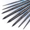 COOZEE Professional Pinsel Set, 8 Stück Runde Spitze Pinselset, Holzgriff Künstler Pinsel aus Natürlichem Eichhörnchenhaar Perfekt für Aquarell Malerei (Schwarzer Griff)