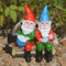 Generisch Gartenzwerg Ornament, Lustige Gartenzwerge, Klein Ornamente Gartenzwerge Für Außenn Plastik Cartoon Garten Harz Handwerk, Kunstharz Gartenwichtel Gartendeko Für Außen Balkon