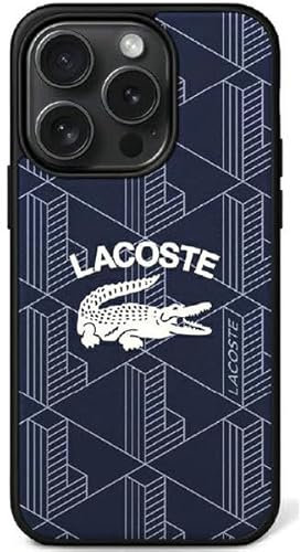 Lacoste LCHMP15XPIGV Hülle für iPhone 15 Pro Max 6.7 Marine hardcase Monogram Vintage Logo