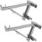 Foozet 1 Pair Ladder Jacks, 250 Pound Capacity, Compatible with Trucks, 20-Inch Width, 2-Rung Short Body Ladder Jack Tool for Working Stage