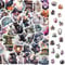 2 x 50 Stück Hexen Aufkleber, Anime Hexe Aufkleber, Witchy Sticker Set, Midnight Goth Vinyl Aufkleber, Cartoon Animation Aufkleber, für Laptop Skateboard Handyhülle Computer Gepäck Wasserflasche