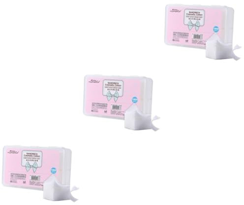 Mikinona Watte Pads Gesicht 3000 Stk Wattepads Nagellack Aus Baumwolle Kosmetische Pads Nagellackentferner Gel-nagellack Pads Zum Entfernen Von Nagellack Weiß