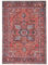 RugVista Georgia Oriental Tapis Moderne, 300x400 cm, Rectangulaire, Poil Court, Lavable en Machine jusqu'à 30°, Salon, Salle de séjour, Chambre, Salle à Manger, Cuisine, Résiste à l'eau, Rouge/Bleu
