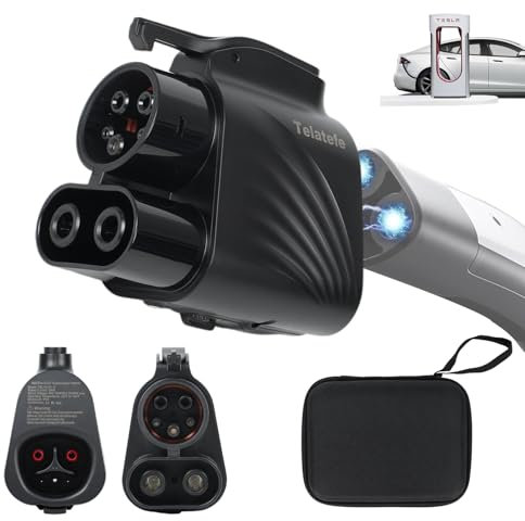 NACS auf CCS Adapter Tesla Supercharger Ladestationen für Ford EVs/GM/Rivia für V3/V4 DC 500A 1000V