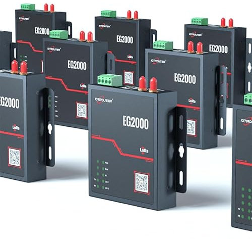 IoTRouter EG2000 Industrial Router 4G Lora Gateway, inalámbrico 10KM de Larga Distancia LTE RTU Industrial IOT Lora Gateway, Lora Puerta de Enlace de Borde de comunicación inalámbrica