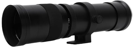 CCYLEZ Teleobjektiv 420-800 Mm Manueller Fokus, F8.3-16 Für Spiegellose Kameras HF-Anschluss, 6-Grad-Sichtwinkel, Vollmetallkonstruktion, Mehrfachvergütung, Schwarz