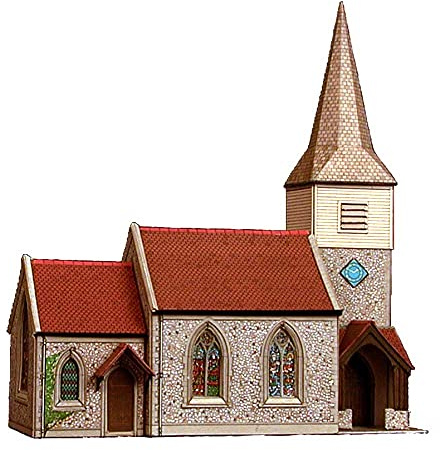 B29 Superquick Country Church - 1/72 OO/HO - Card Model Kit