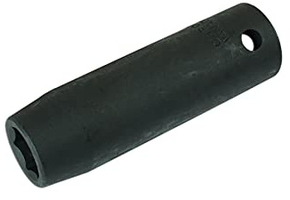 Laser 1709 Tiefbett-Steckschlüssel für Druckluftwerkzeuge, 1/2 Zoll, 13 mm