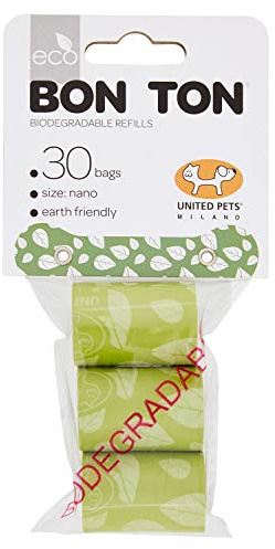 United Pets - Refill Nachfüllbeutel für Guten Ton Nano – Farbe: Grün