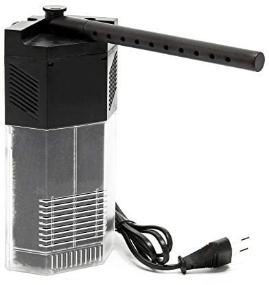 SunSun JP-094 Filtro angolare interno con pompa per acquario, 650 l/h 7 w, max 80 l