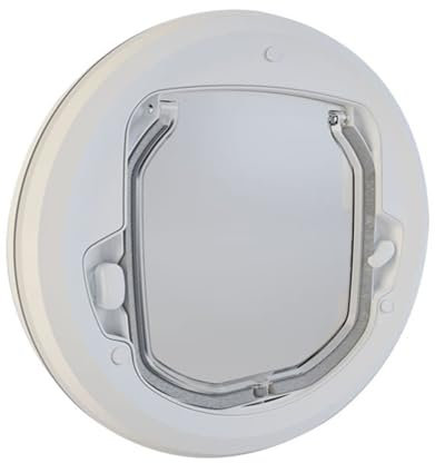 PC2-W-Pro Katzenklappe, Hundeklappe für den Einbau in Glas, Holz, Metall