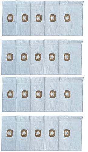 20 Industrie- Baustellen- 30L Heavy Microvlies Staubsaugerbeutel kompatibel für NT 361 Eco ...