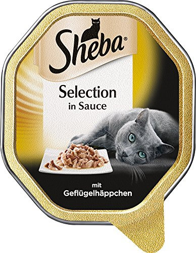 Sheba Schale Selection in Sauce - mit Geflügelhäppchen, 85 g