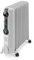De'Longhi TRRS 1225C Radia S - Radiador de aceite, Termostato Ambiente Ajustable, Comfort-Temp, 12 Elementos, Ruedas, Blanco