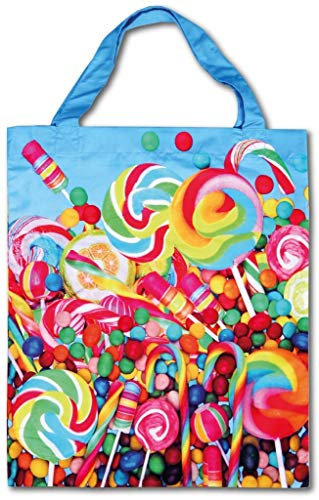 Bestlivings Einkaufstasche, umweltfreundliche Fotodruck Bonbon (36x42cm) Microfaser-Tragetasche, widerstandsfähig und reißfeste Shoppingtasche