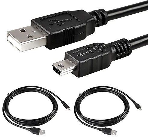 Shaw® 1.5M 2 pack charging cable for Sony PS3 controllers - mini USB charger play cable lead - [Sony PlayStation 3]