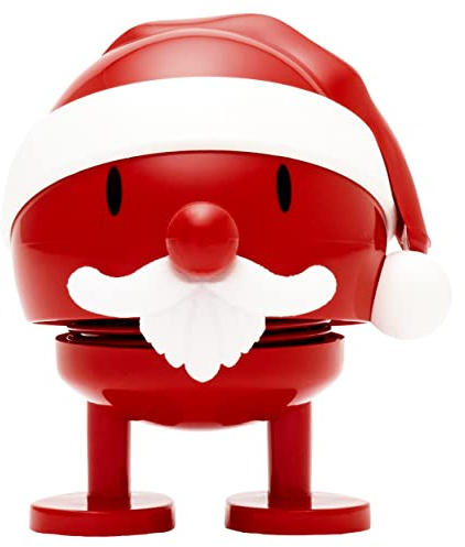 Hoptimist - Skandinavisches Design - Weihnachtsfigur - Small Santa Claus Bumble - Höhe: 8 cm - Geschenkidee
