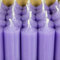 Bütic GmbH Stabkerzen durchgefärbt 180mm x Ø 22mm - Kerzen hochgereinigt, Brenndauer 8h, geruchsneutral, rußarm mit rückstandsfreiem Abbrand, Farbe:Lavendel, Set mit:8 Stück