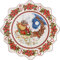 Villeroy & Boch Toy's Fantasy Piatto Dolci Grande Babbo Natale, Porcellana, Bianco/Rosso