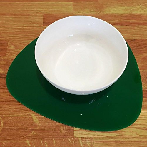 Super Cool Creations Pebble Tisch-Sets Set, Acryl, Grün, 4 Placemats - Standard