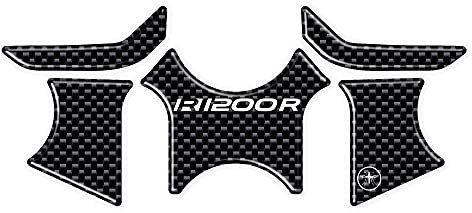 labelbike Adesivo 3D Moto Piastra Forcella Compatibile con BMW | R1200R dal 2015, Sterzo Protezione in Resina, Antigraffio, Decorazione
