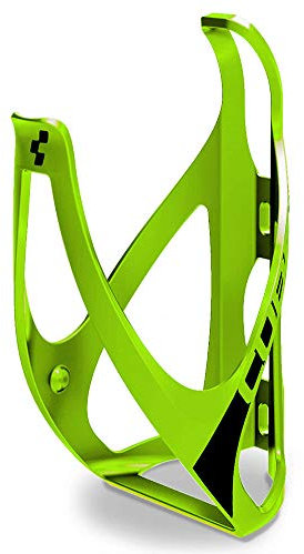 Cube Bottle Cage HPP - Matt Green/Black/Bicycle Cycling Cycle Biking Bike Riding Ride Mountain MTB Road Universal Bottle Bidon Vessel Flask Holder Mount Lightweight Plastic Accessories Part