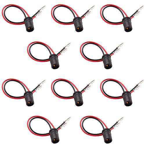 Kinstecks 10PCS T10 LED Support de douille d'ampoule LED Ampoule Extension Socket Auto Voiture Lumière En Caoutchouc Ampoule Titulaire Ampoule Lampe Titulaire pour Auto Voiture Moto