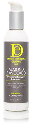 Design Essentials Natural Hair Mandel- und Avocado-Behandlung für die Nacht, 250 ml
