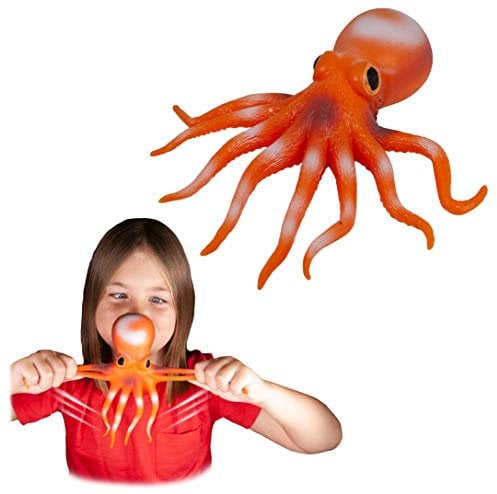 Rep Pals - Tintenfisch, Dehnbares Spielzeug von Deluxebase. Super Dehnbare Tierrepliken, die Sich echt anfühlen, ideal für Kinder