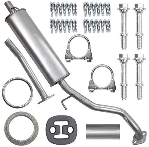 Adamot Mitteltopf Auspuff Mittelschalldämpfer für Micra 3 III K12 1.0 1.2 1.4