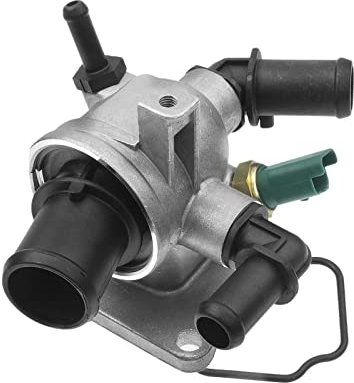 Frankberg 1 termostato con carcasa y junta compatible con Mito 955 2008-2010 Doblo/Doblo Cargo 119 223 263 2005-hoy Corsa D S07 2006-2014 Replace# 55202373