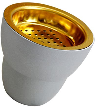 FRCOLOR Hand Held Incense Burner Gold Home Decor Tapered Candlesticks Essential Oil Burner Ceramic Decor Work Desk Decor Gold Decorations Gold Trim Home Ornament Ceramics Desktop Hob