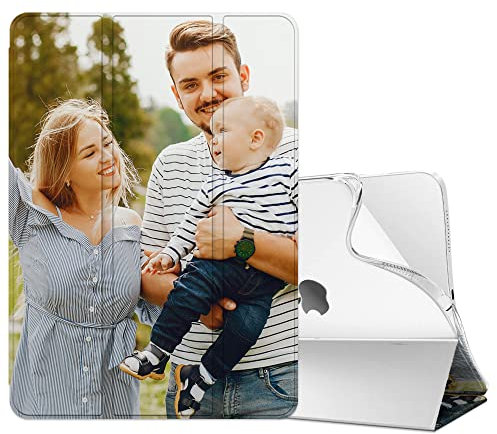 Personalised Photo Tablet Case Compatible with iPad 9.7 inch (5th Gen / 6th Gen), Auto Wake/Sleep, Standing Cover, Custom Tablet Cover
