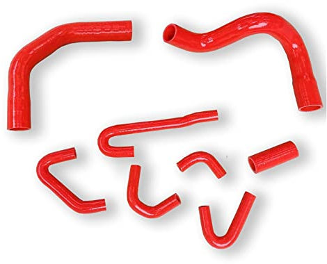 XENITE Tubi del radiatore per Tubo Flessibile dell'Acqua del Radiatore del Liquido di Raffreddamento del per Carrello Elevatore To&Yo&Ta (Colore : Rosso)