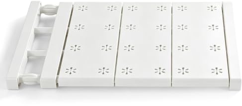 HERCHR Erweiterbares Schrank-Spannregal, Kleiderschrankzubehör, Aufbewahrungsregal, Verstellbare DIY-Schrankteiler, Trennwände Für Schrank, Kleiderschrank(38-60cm)