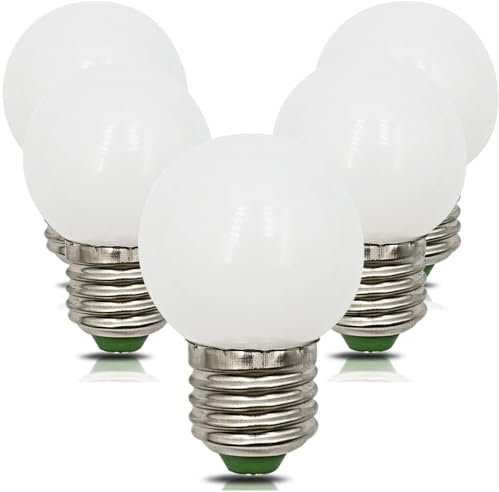 TRIJZHOU 5er Pack E27 LED Lampe 3w Ersetzt 30w Glühlampe 3000K Warmweiß 220V 230V 270Lumen G45 Bädern Wohnzimmer Klein Edison Schraube Lampe [MEHRWEG]