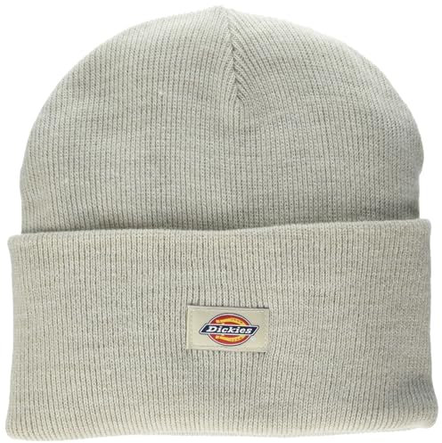 Dickies Men's Cuffed Knit Beanie Hat, Ivory, One Size