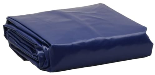 vidaXL Lona, Funda Impermeable para Mueble Leñero Remolque Bicicleta Coche Camión, Cubierta de Techo de Camping, Hoja de Suelo, Azul