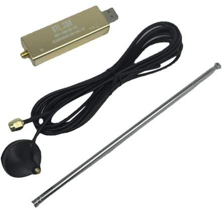 Fubdnefvo RTL SDR Empfänger V3 Pro 100 kHz-1,7 GHz mit Integriertem TCXO für Ham Radio SDR, RTL Aviation Band ADSB für UHF VHF HF AM FM