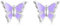 Shuxin Silver Stud Earrings for Women Tiny Purple Butterfly Studs Earrings for Girls Hypoallergenic Cartilage Earrings 925 Sterling Silver Post Sleeper Earrings Studs Jewellery Gifts for Girls Women