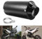 Inscrip Silencieux d'échappement arrière universel en acier inoxydable pour moto avec joint de serrage pour 50 cc, 110 cc, 125 cc, ATV, Dirt Pit, Quad Bike, Motocross, Noir 28 mm
