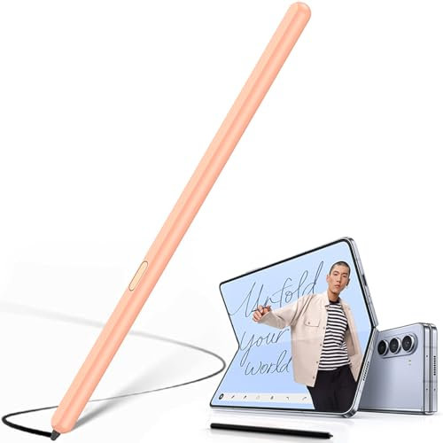 BaiFu Stylet Z Fold6 S Pen, Remplacement Ultra Pen pour Z Fold 6 Edition, Sans Bluetooth pour Z Fold5/Fold6 - Rose