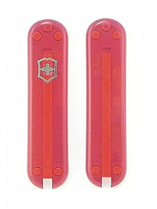 Victorinox Translucent Red Scales for 58mm Swiss Army Knife handles